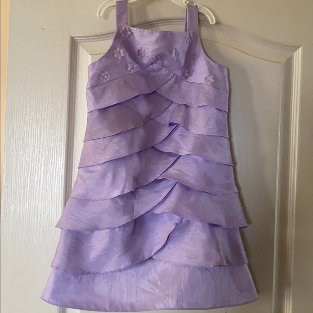 Rare Editions lilac girls dress